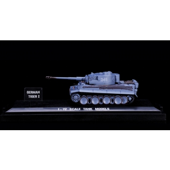 Statisches Panzermodell/Attrappe 1:72 Deutscher Tiger 1 - Heng Long 8801